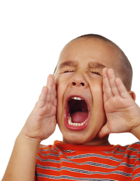 shouting